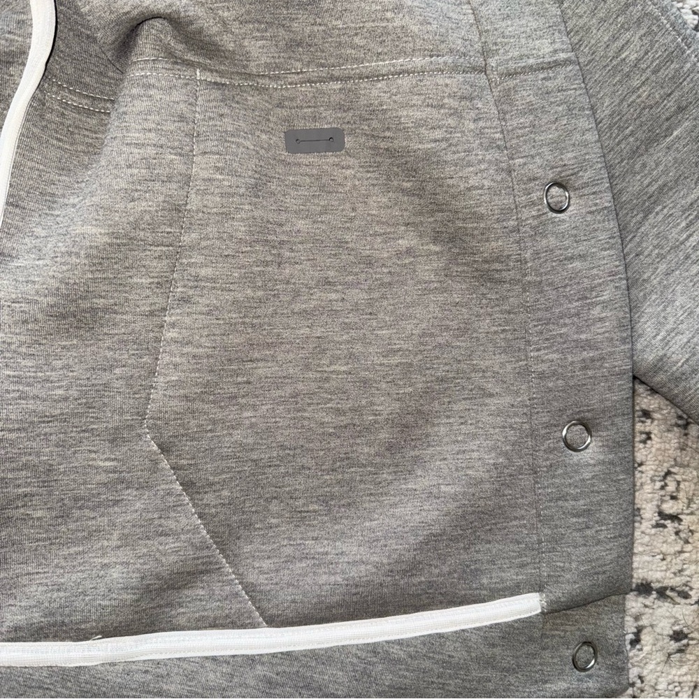 The North Face Women’s Neo Thermal Snap Jacket Dk Heather Gray SZ M - Picture 7 of 13